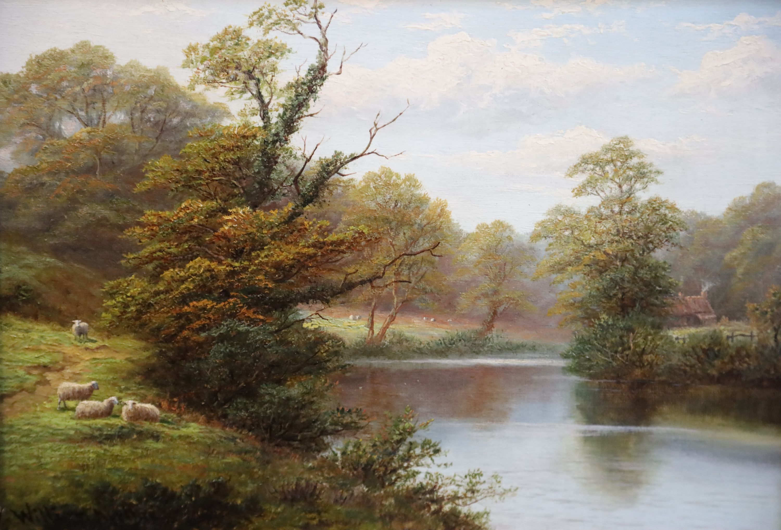 William Mellor (1851-1931) On The Llugyy, North Wales and On The Nidd nr Knaresborough 10 x 14in.